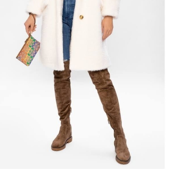 Tory Burch Black Over the Knee Boots - Picture 2 of 6